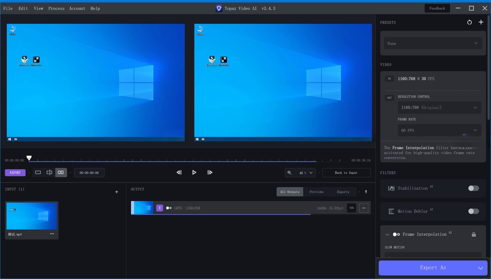 Topaz Video AI破解版(视频修复软件)-胖大海博客资源网
